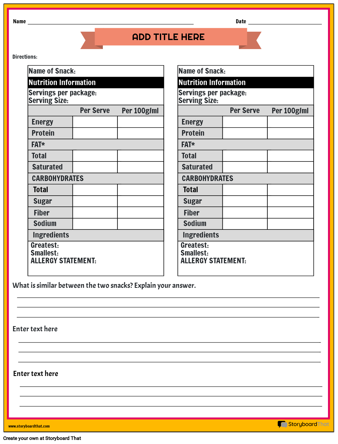 Nutrition Worksheets Free Printable Ideas And Templates