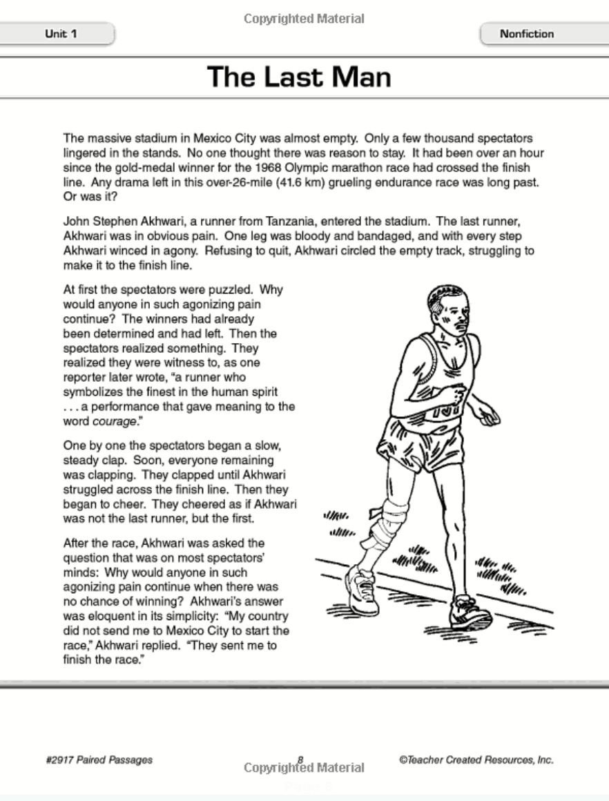 Paired Passages Linking Fact To Fiction Grade 7 EDGEucating