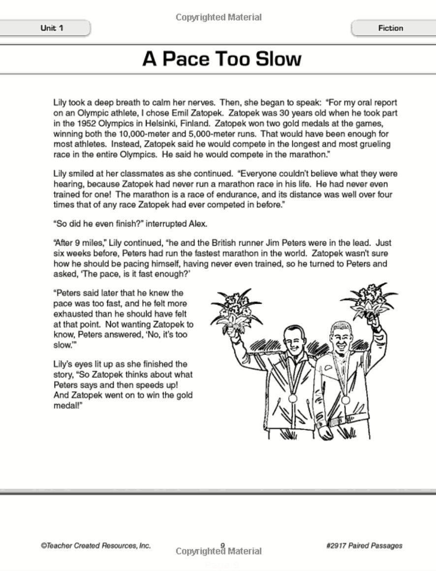 Fiction Reading Comprehension Worksheets 7Th Grade