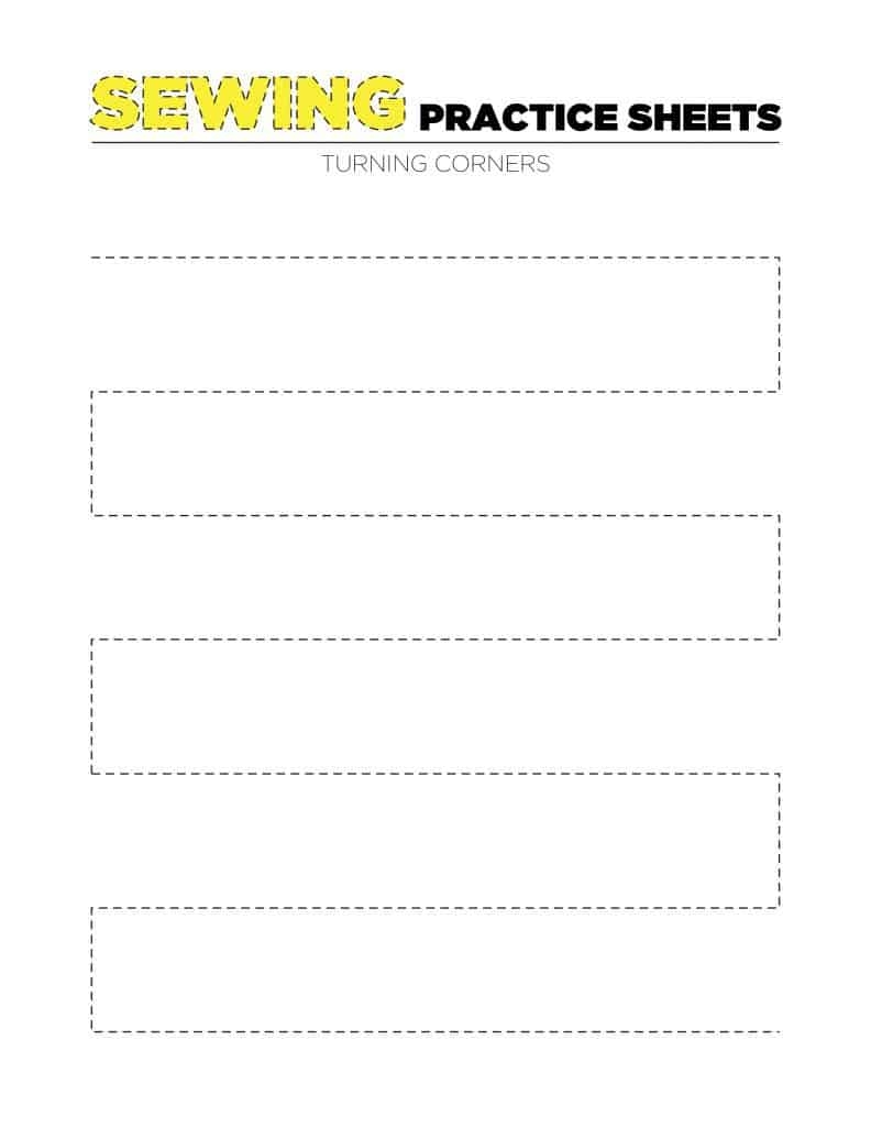 Free Printable Practice Sewing Worksheets