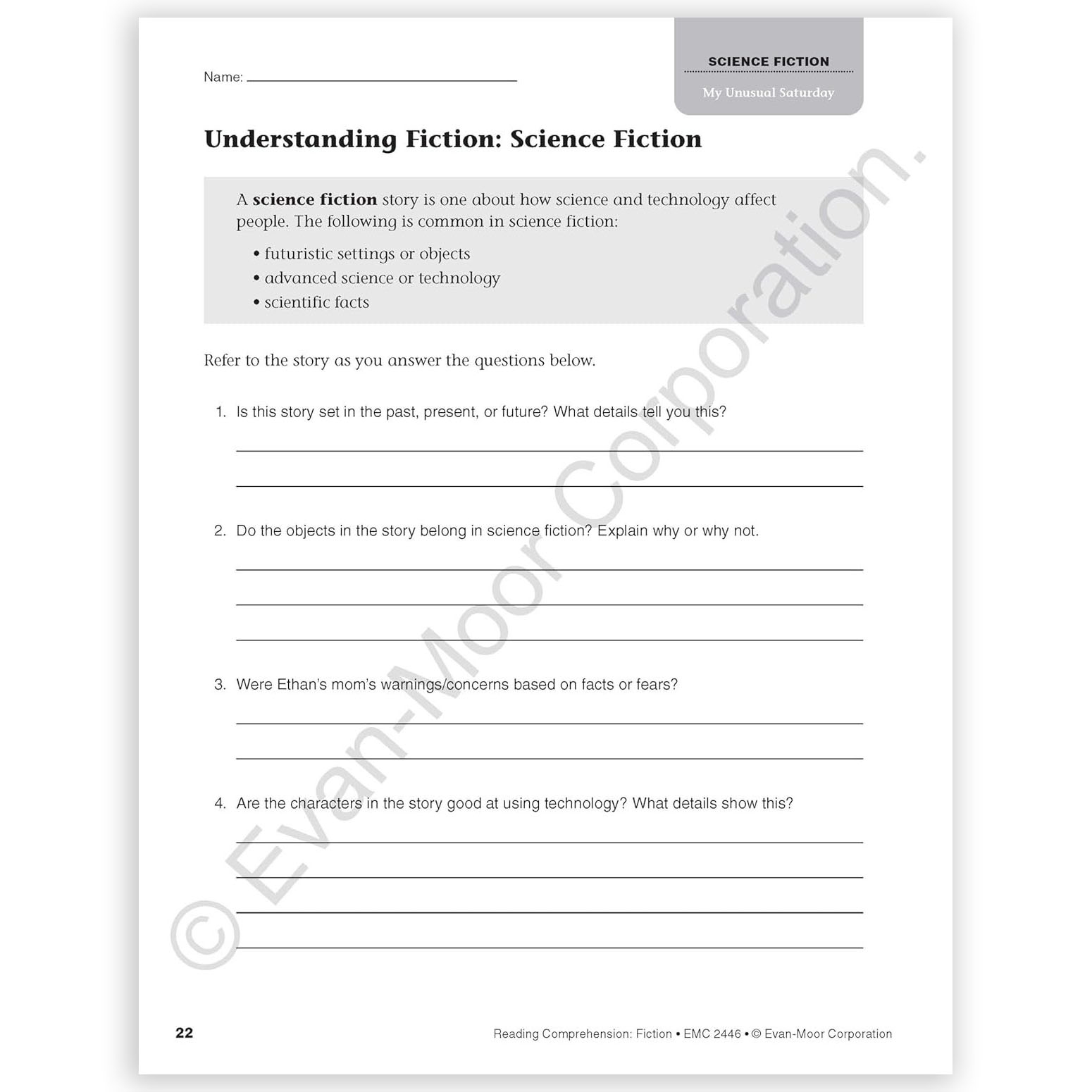 6Th Grade Advanced Reading Comprehension Worksheets