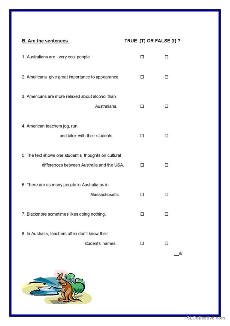 Reading Culture Shock English ESL Worksheets Pdf Doc