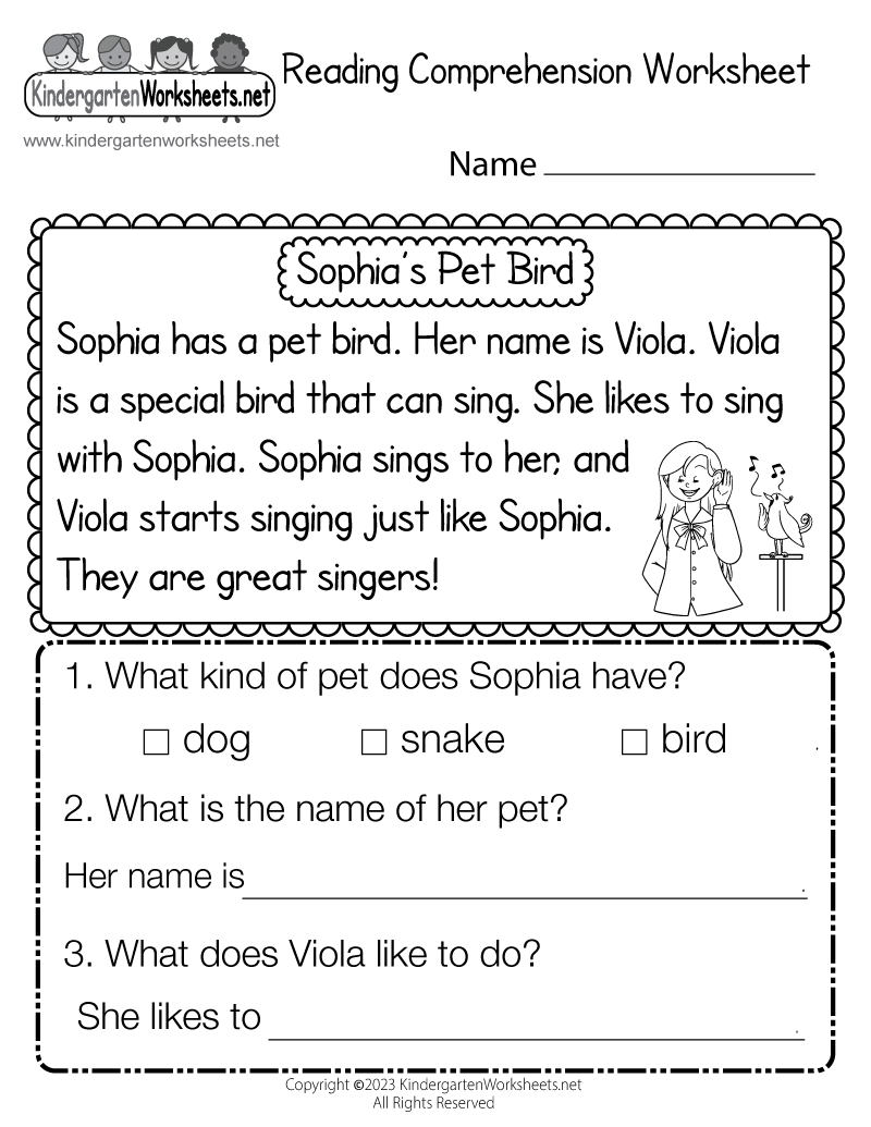Reading Worksheets Printables Education Worksheets Library