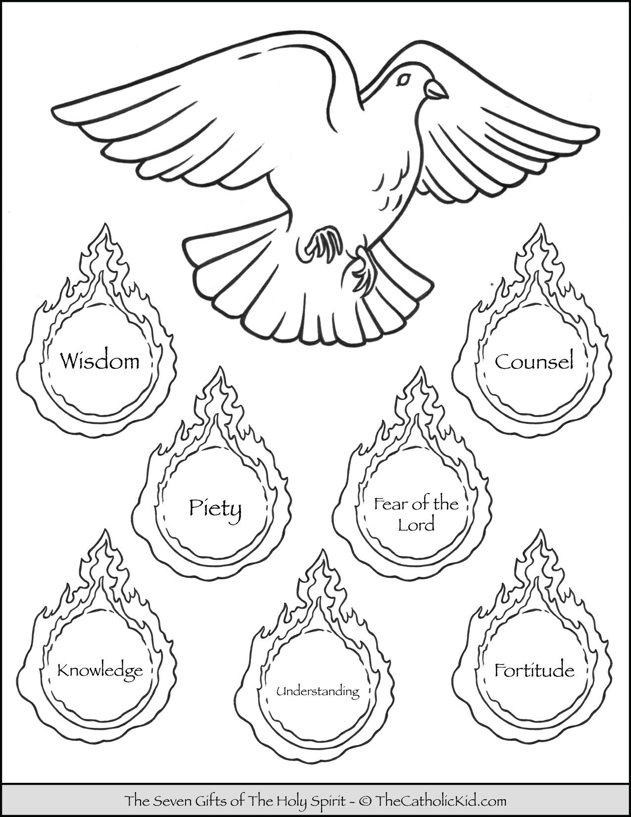 Free Printable Holy Spirit Worksheets