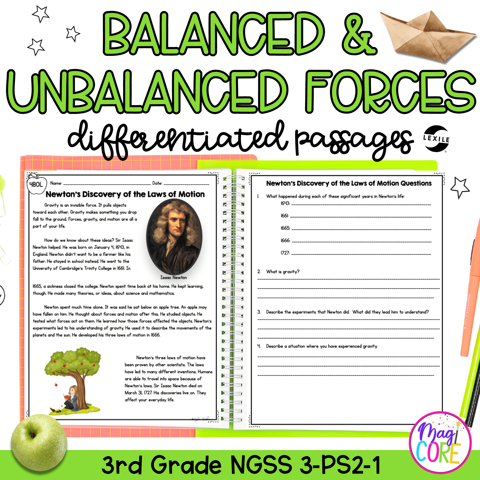 Science Differentiated Passages Balanced Unbalanced Forces MagiCore