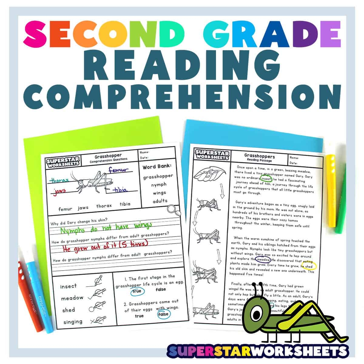 Abc Reading Comprehension Worksheets