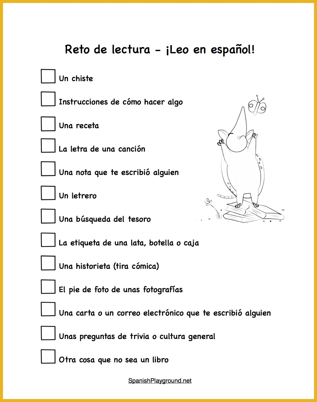 Beginning Spanish Reading Comprehension Worksheets