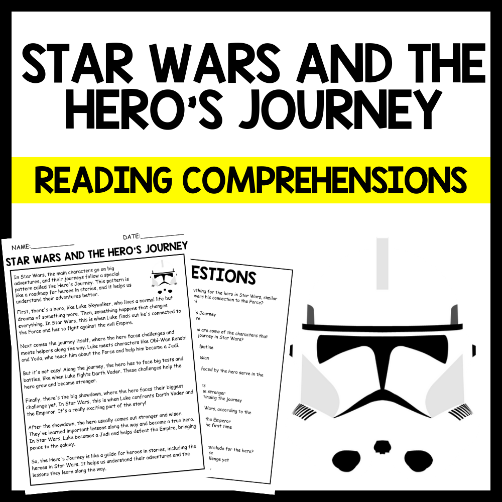 Heros Journey Reading Comprehension Worksheets
