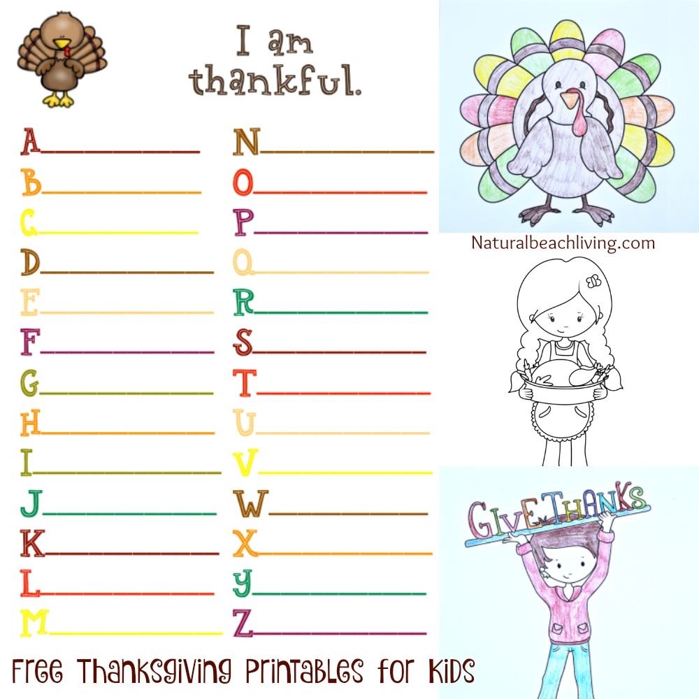 Free Printable Worksheets On Thanksgiving