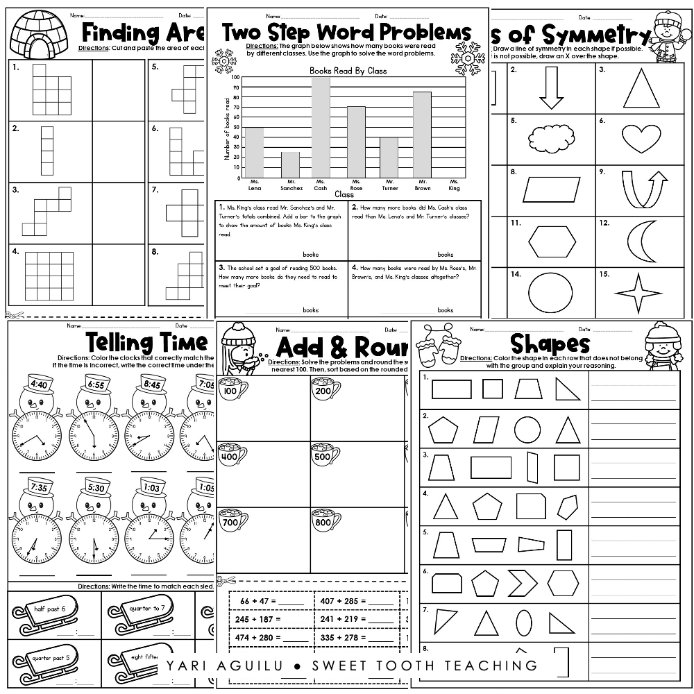 Free Printable 3Rd Grade Worksheets