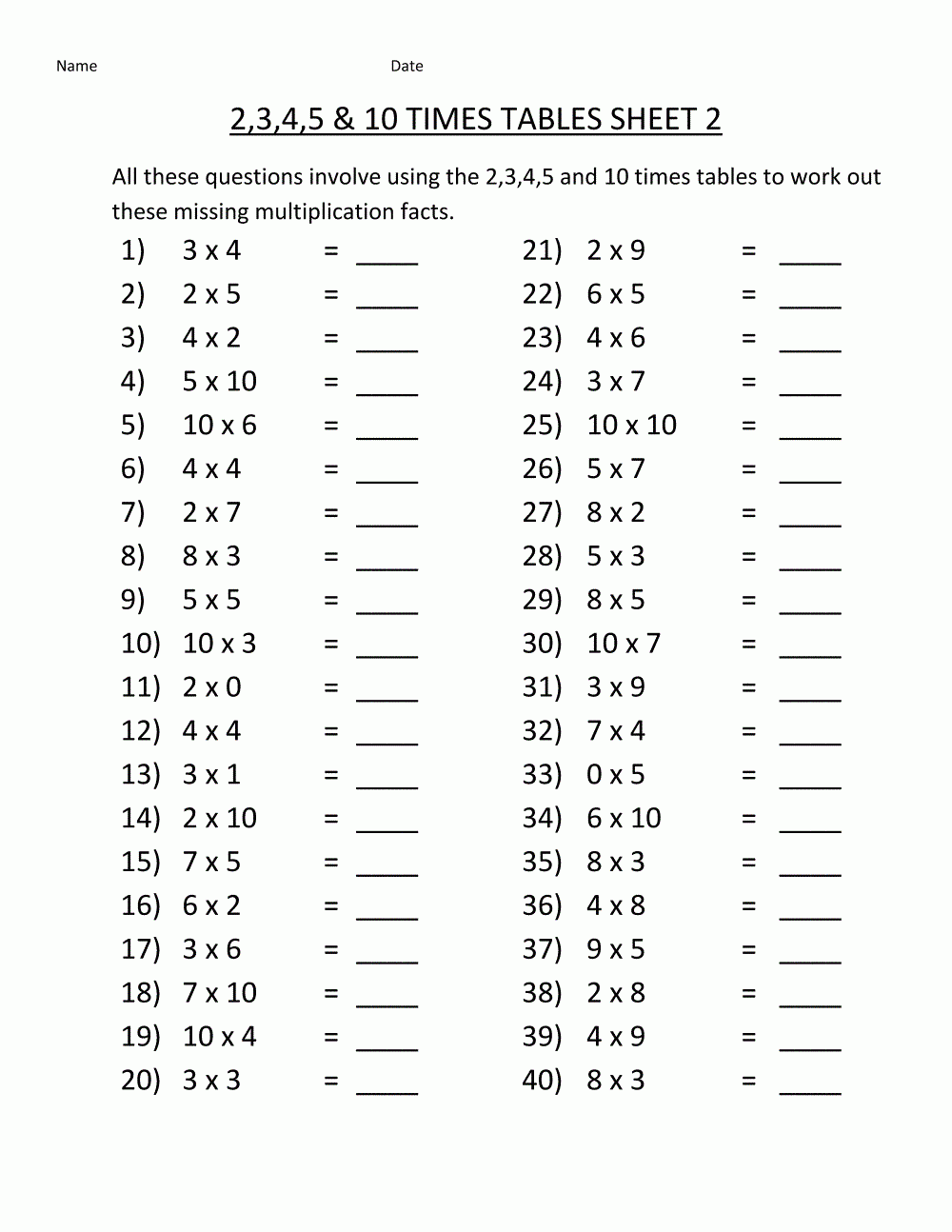 Year 4 English Worksheets Free Printable